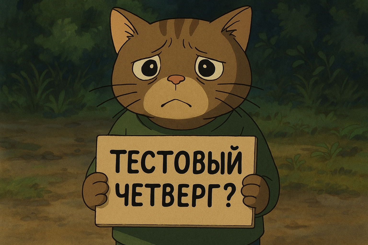 Тестовый четверг, мою чюваки